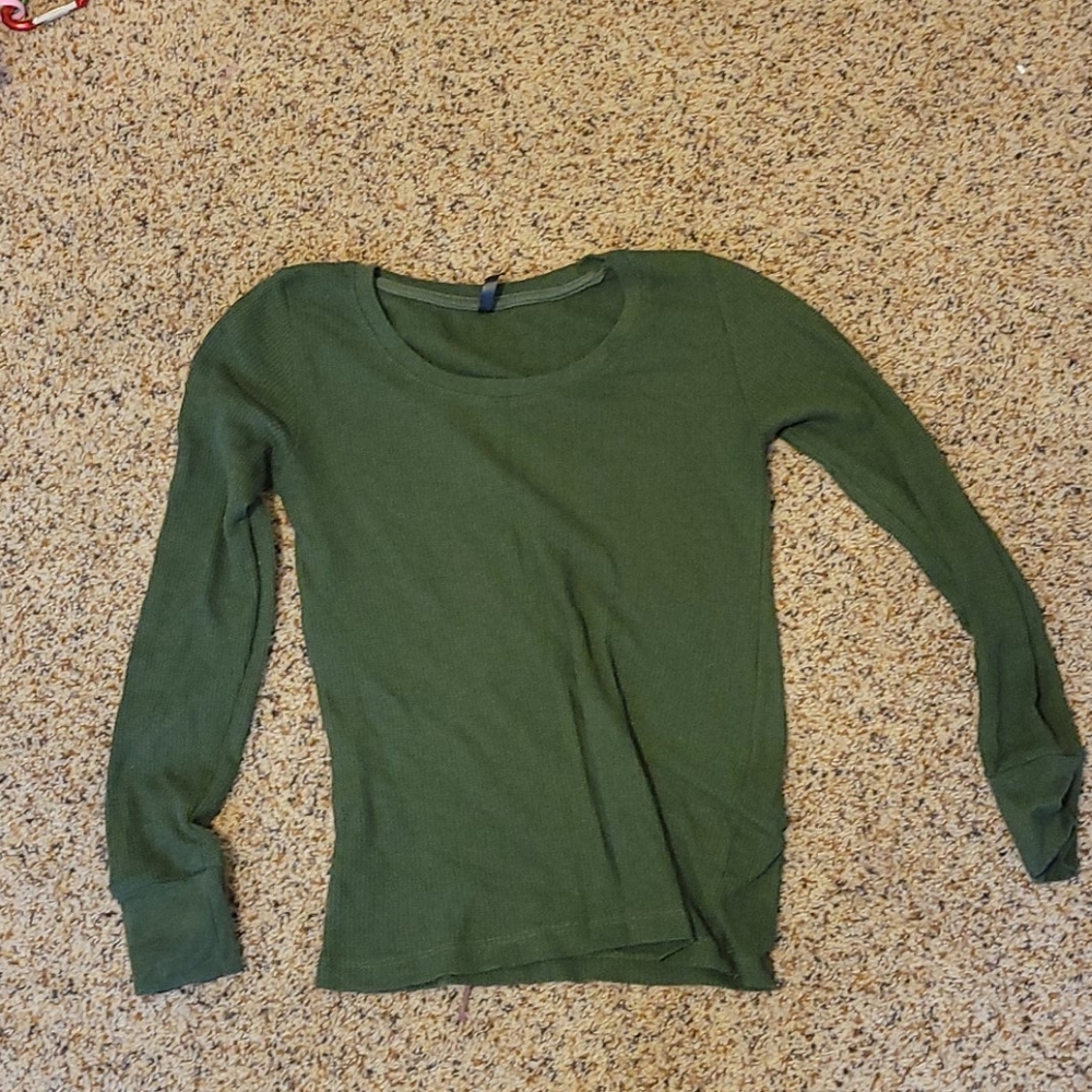 Green shirt